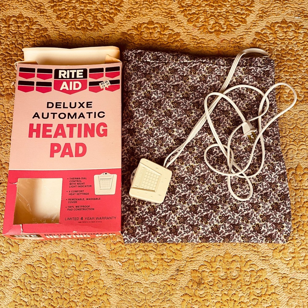 Vintage Rite Aid Deluxe Automatic Heating Pad