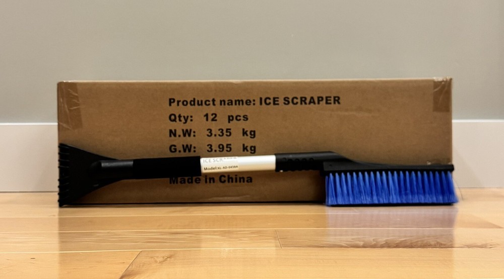 Ice Scraper & Snow Broom Brushes 12 Per Case