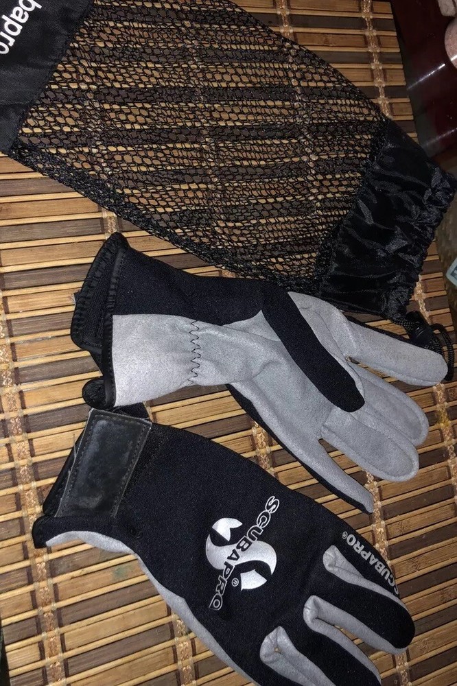 Scubapro dive gloves Small Black & Gray