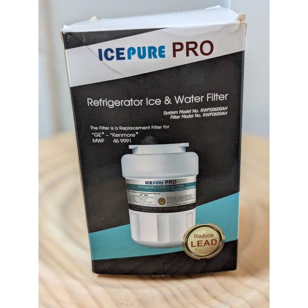 ICEPURE PRO Refrigerator Ice & Water Filter Fits GE Kenmore