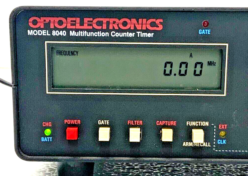 Optoelectronics 8040 Multifunction Digital Frequency Precision Tester Counter