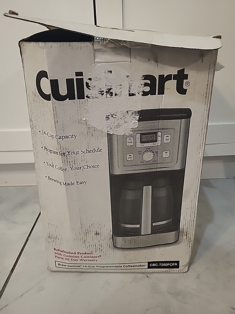 Cuisinart CBC-7200PC Brew Central 14-Cup Programmable Coffee Maker Stainless