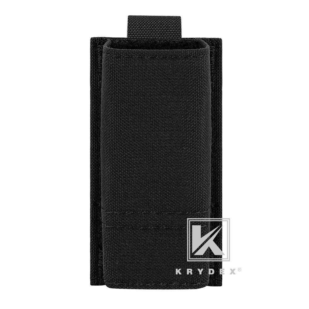 KRYDEX Tactical Double Stack Pistol Single Mag Pouch Belt / MOLLE Mounted Black