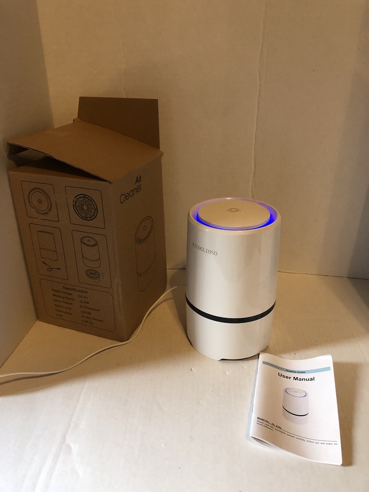 Air Cleaner White LED Light Rigoglioso—Open Box