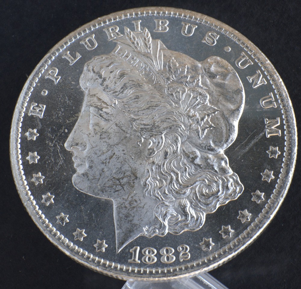 1882 CC Morgan Silver Dollar Strong Strike and Luster
