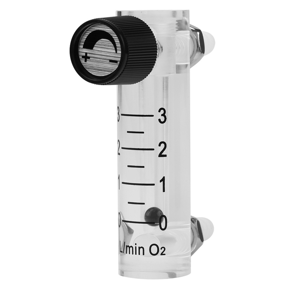 2 Meter 0-3LPM Meter With Control Valve For Oxygen/Air/Gas♡