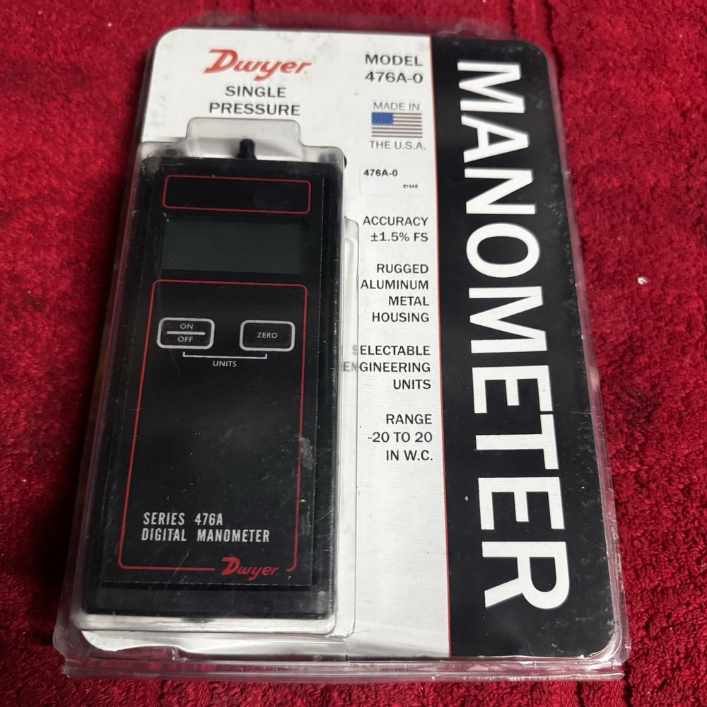 DWYER 476A DIGITAL MANOMETER Ne