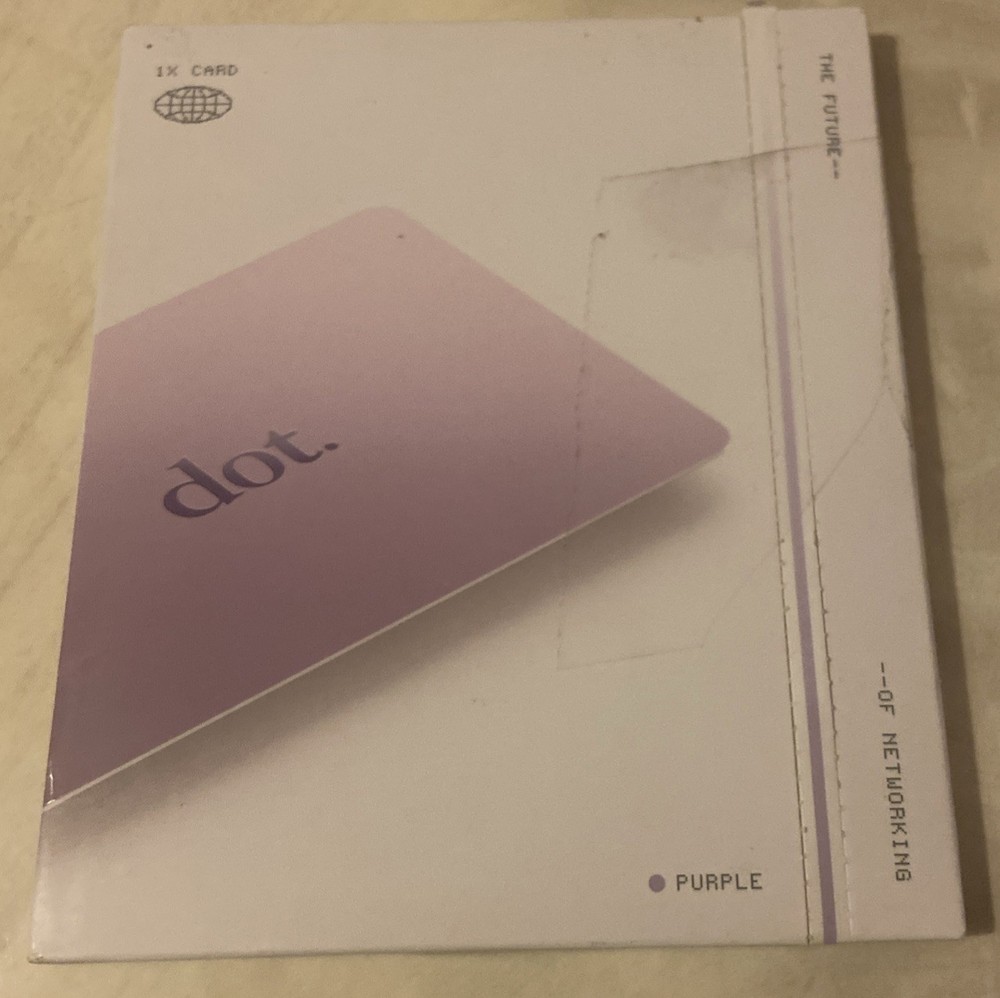 Dot.Card Purple (Networking Card)