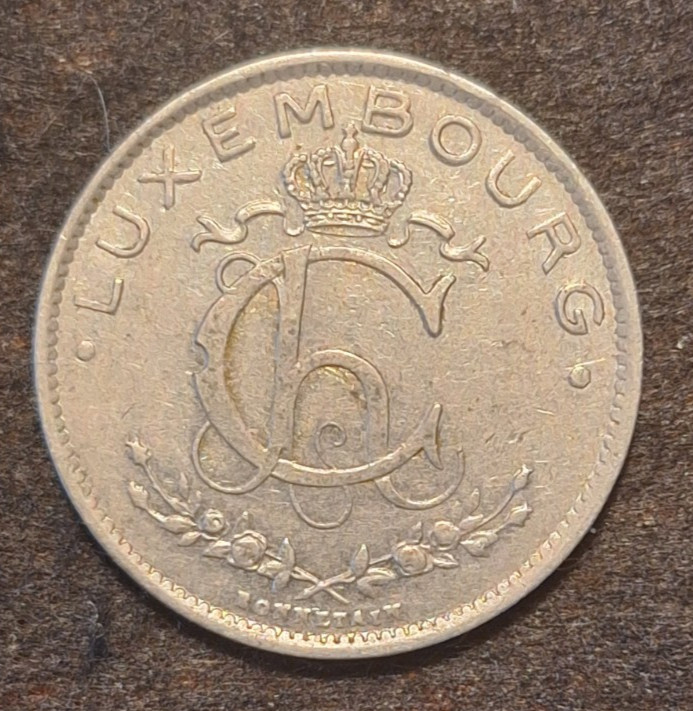 LUXEMBOURG 1 FRANC 1928