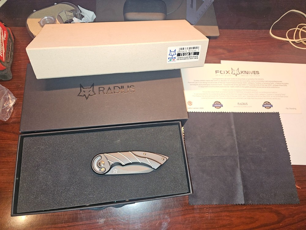 Fox Radius Folding knife FX-550 TiB