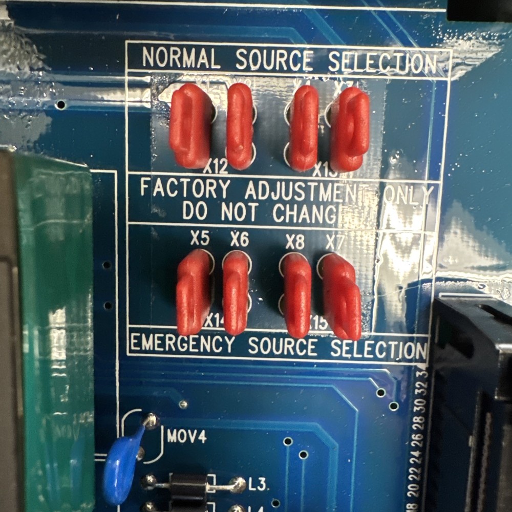 K601800-002 Asco Group 5 ATS Controller Transfer Switch Control Panel 601800-002