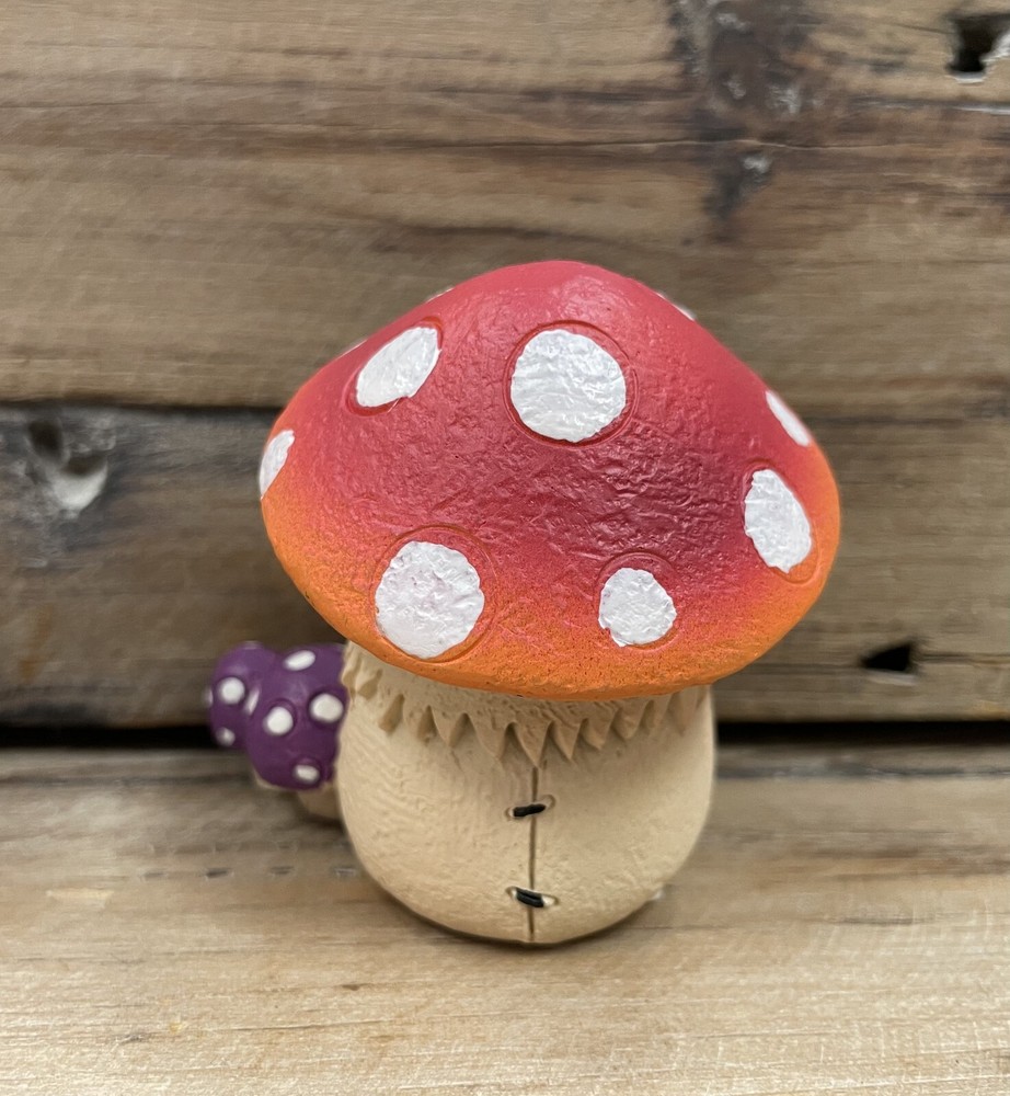 Furrybones Mushroom Resin Figurine