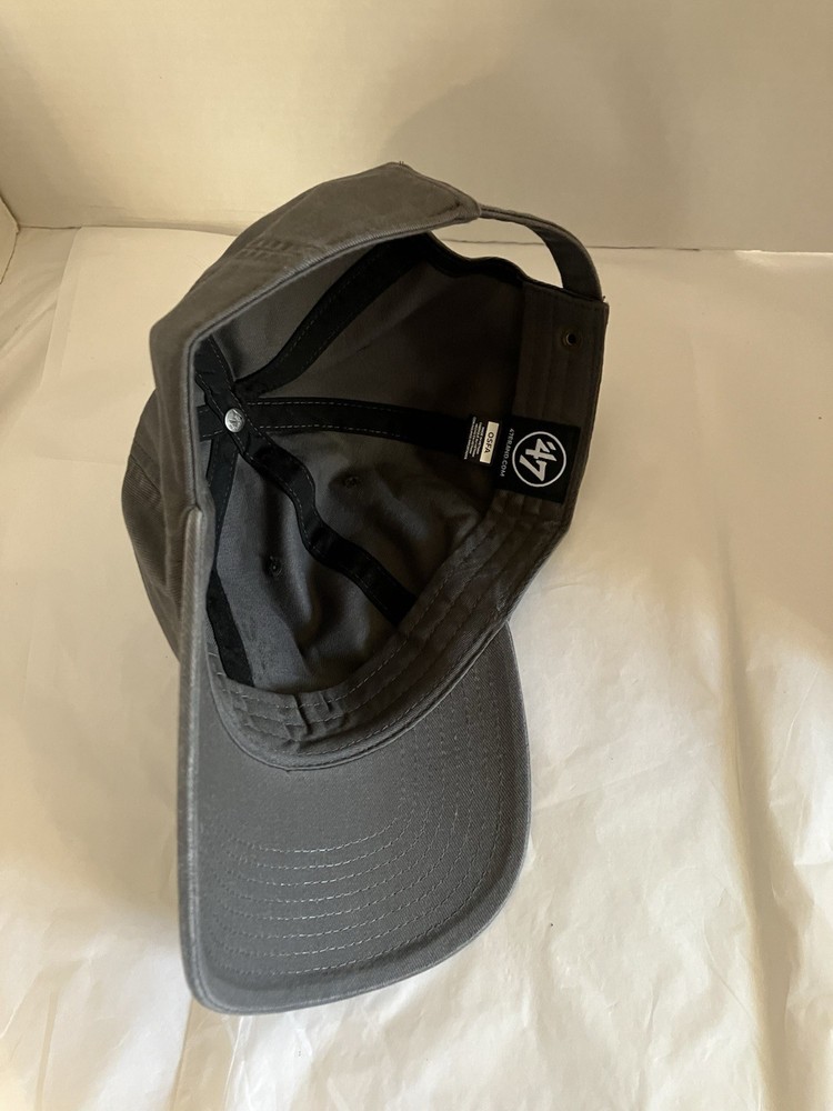 NASA Strap Back Gray Embroidered Patch Cotton Hat