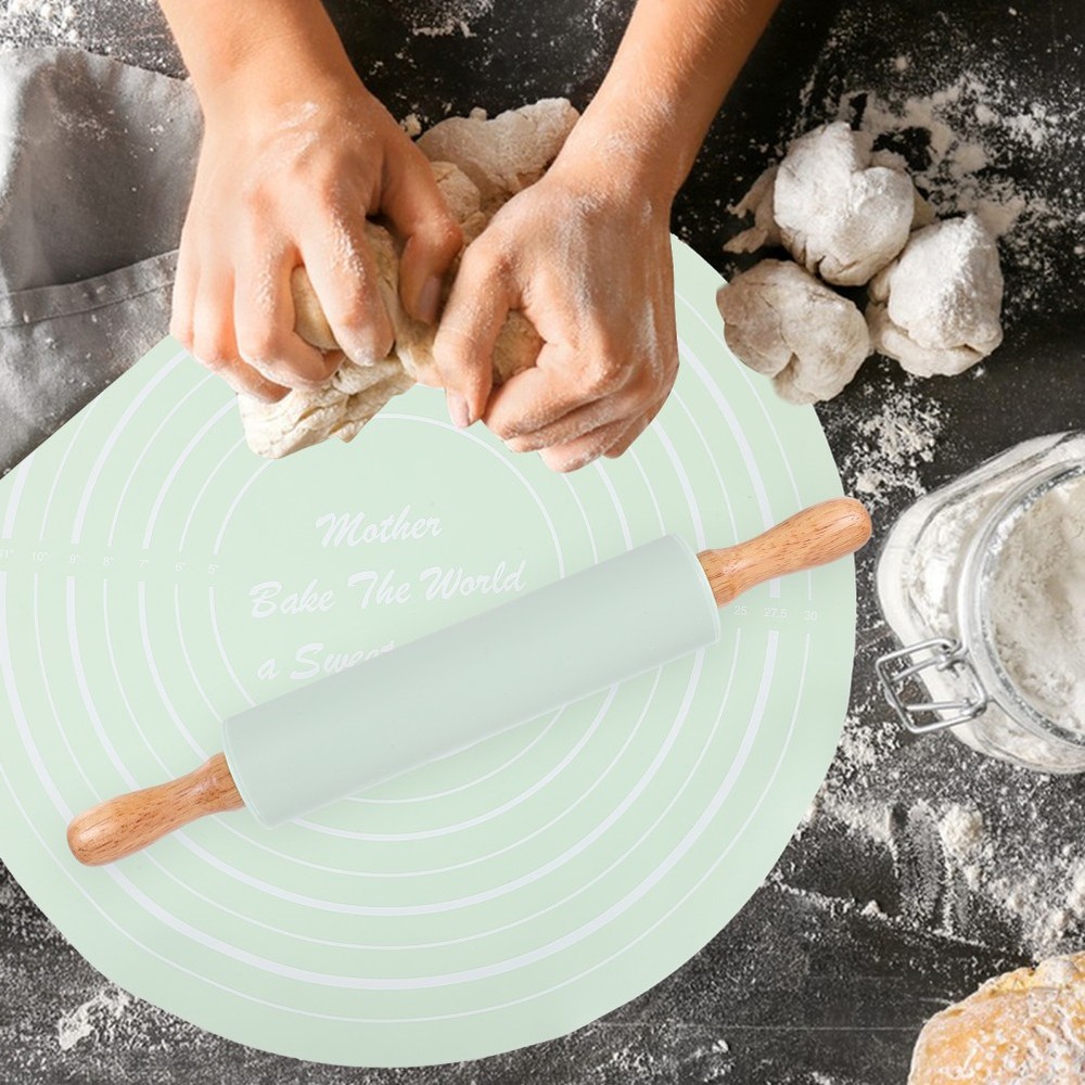 Pastry Rolling Mat Multi-function Anti-skid Pie Baking Bread Silicone