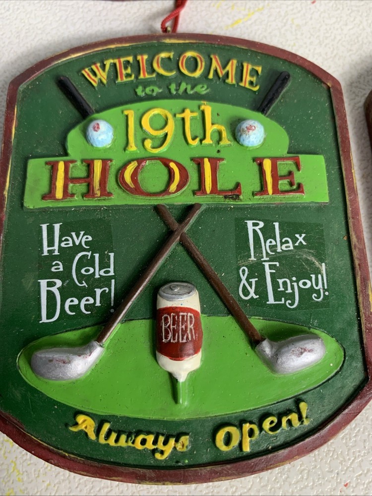 19th Hole Ornaments/beer Holder’s
