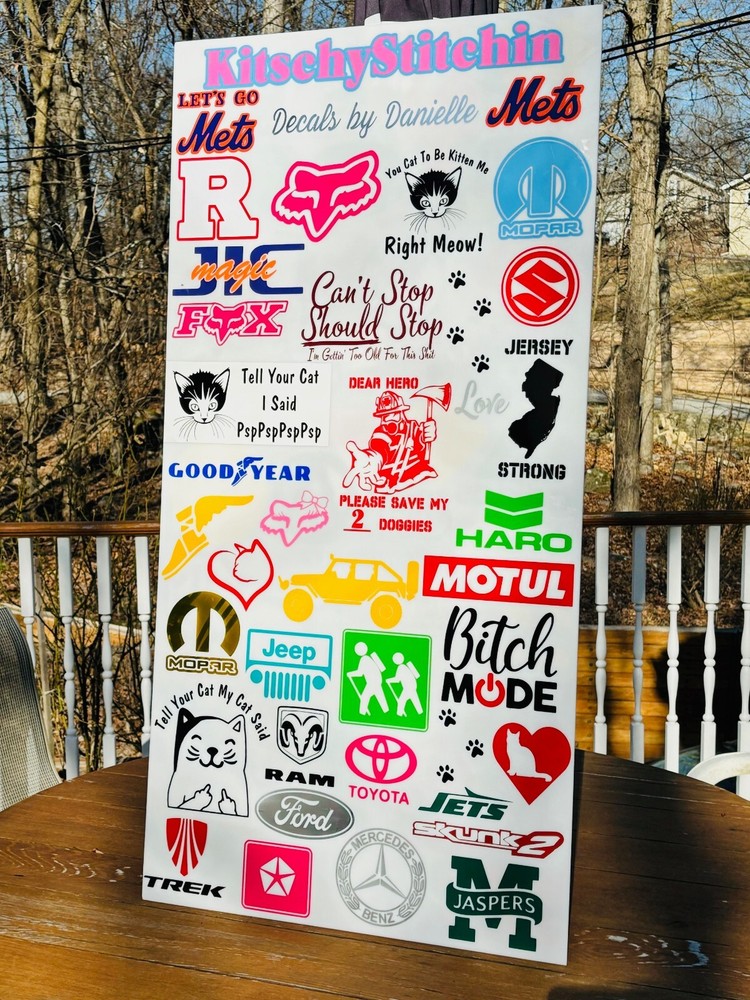 3 Piece Specialized Bikes Vinyl Decal Set TONS 'O Sizes & Colors Available!