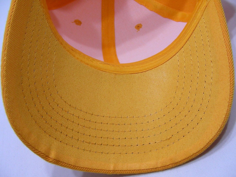 ORANGE - Acrylic/Wool Blend - One Size Adjustable Baseball Cap Hat!