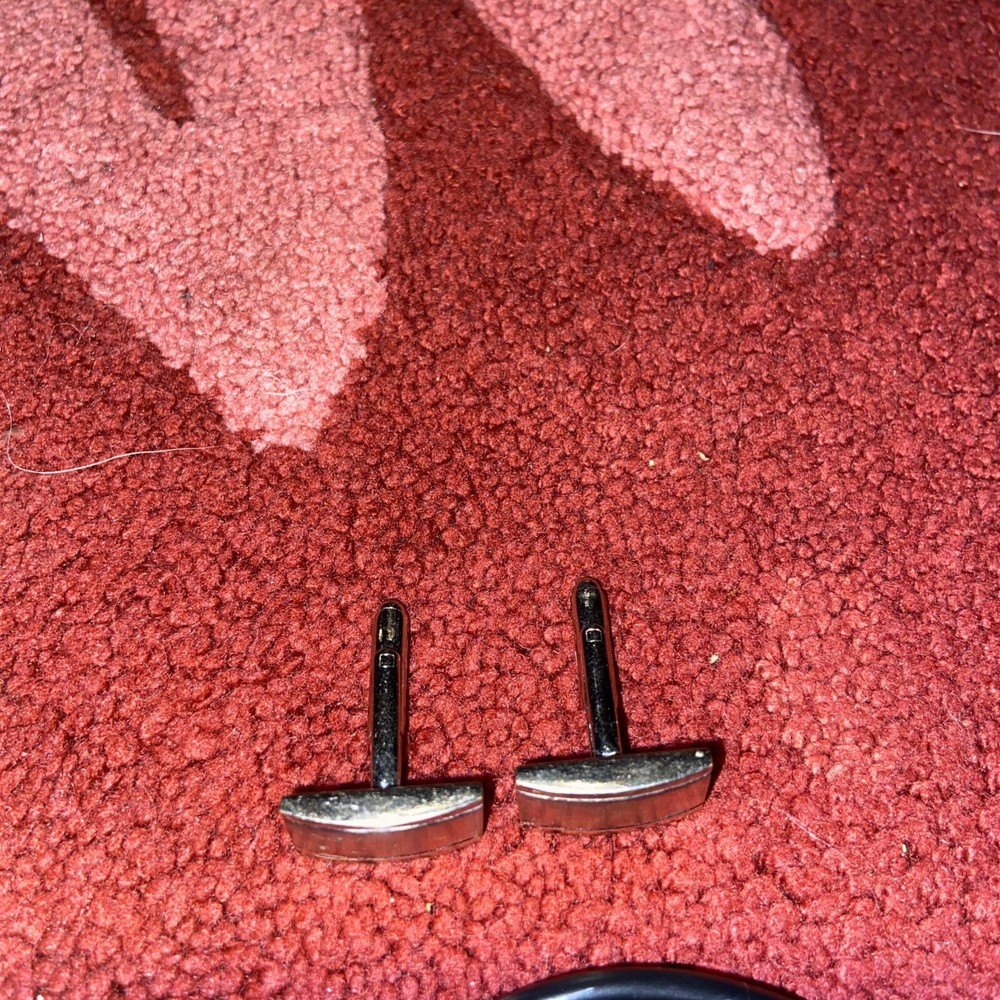silver cufflinks