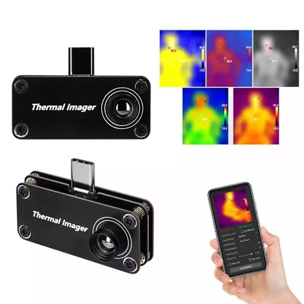 For Android Compatible Infrared Thermal Imaging Camera User Friendly Interface