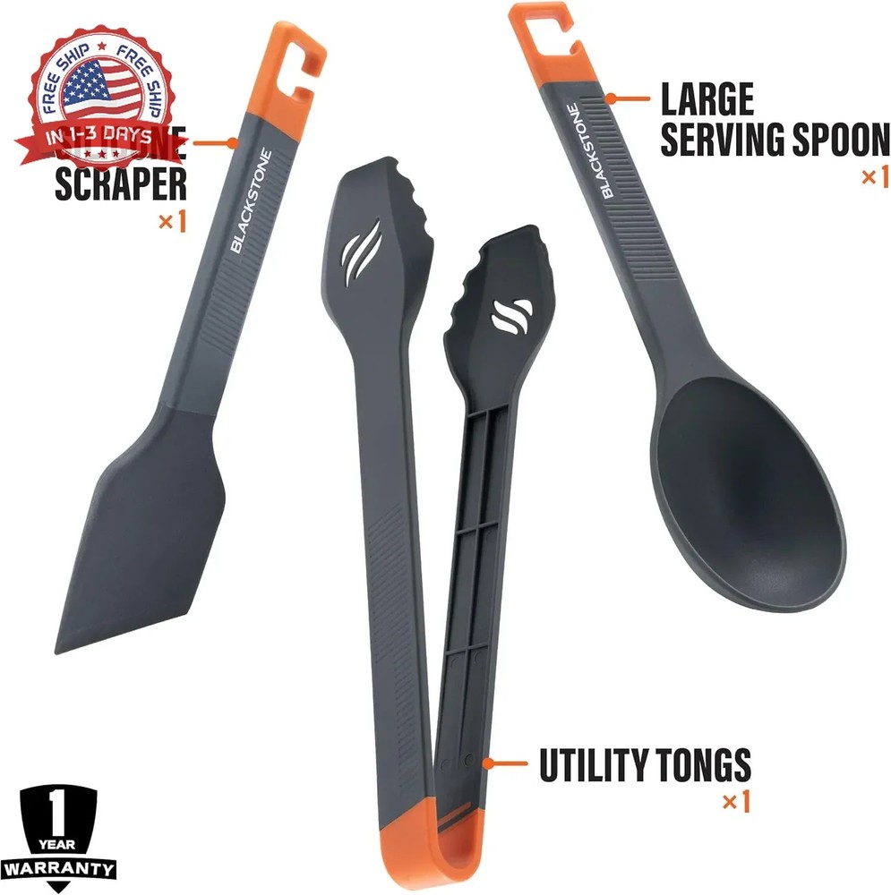 BLACKSTONE 5808 Camping Tool Set, 3-Piece