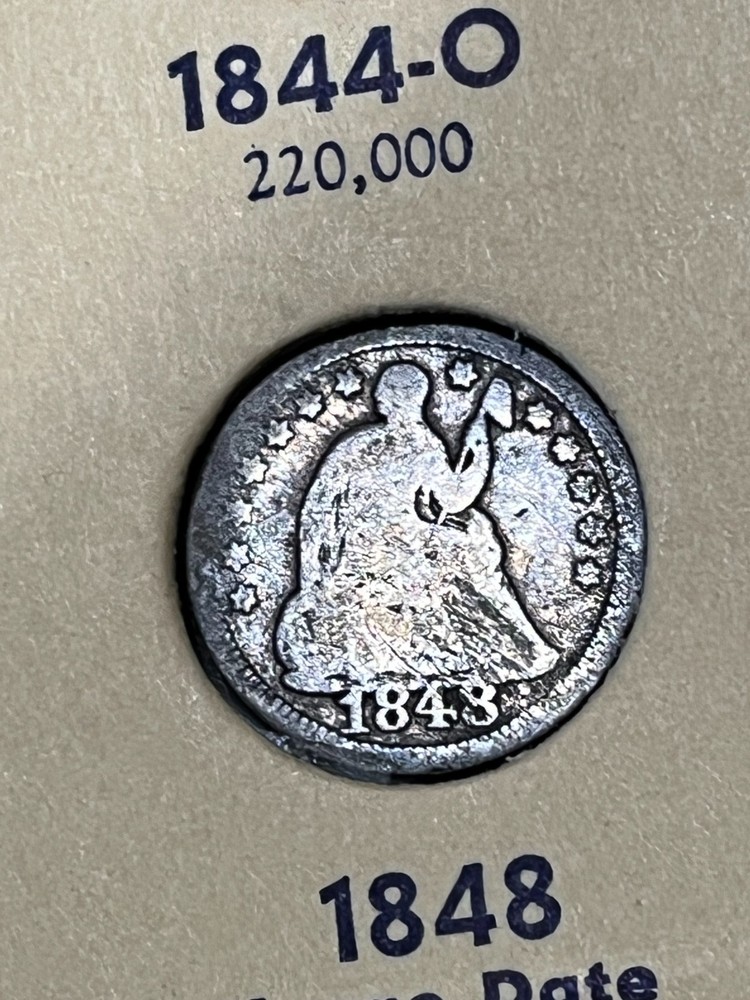 1848 Half Dime - Large Date