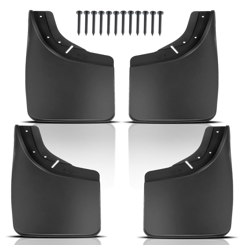 Set of 4 Mud Flaps Splash Guards Accessories Replacement