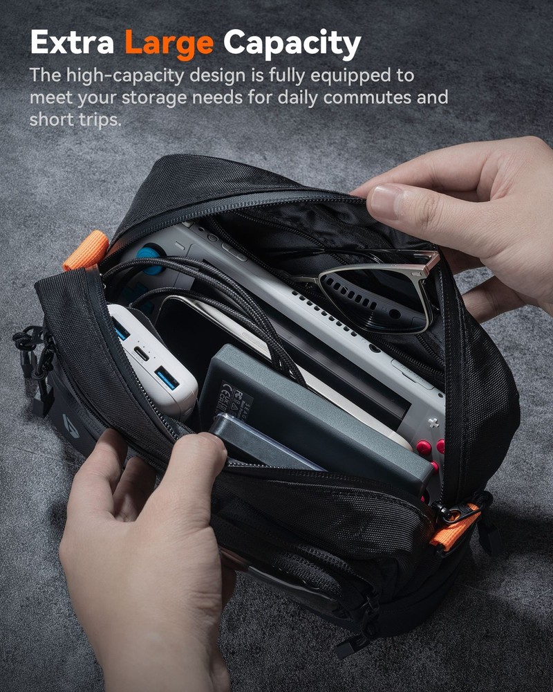 GESTAC Camera Storage Bag for Pocket 3 Secure Pod Large Capacity Polyester