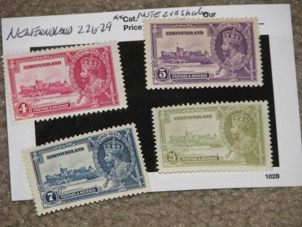 CANADA, NEWFOUNDLAND,SCOTT#  226-29, MINT LIGHT HINGE