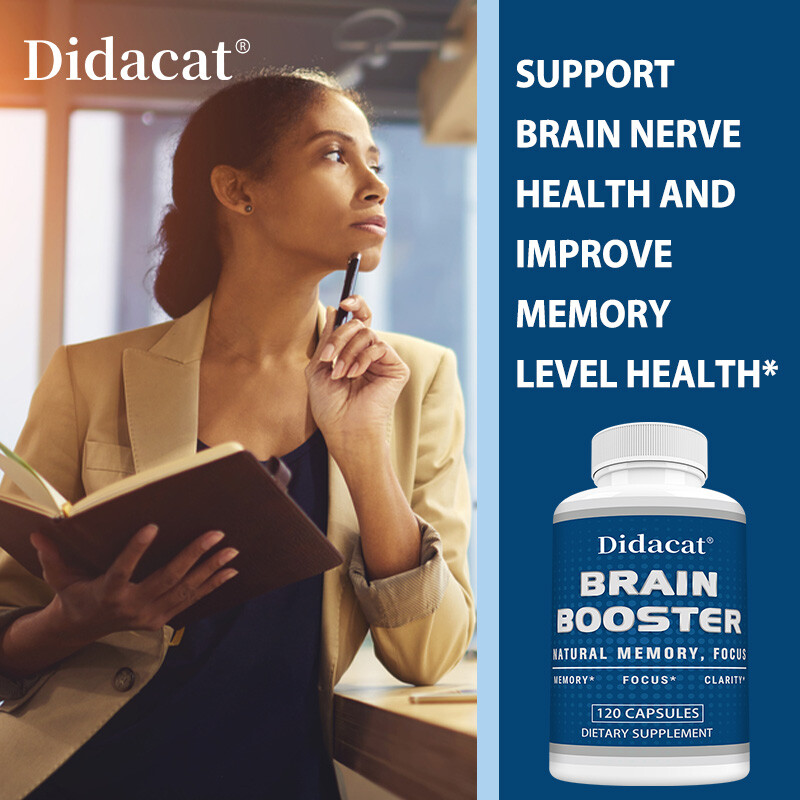 Brain Booster, Supports Brain Health,Cognitive Function,Memory & Focus