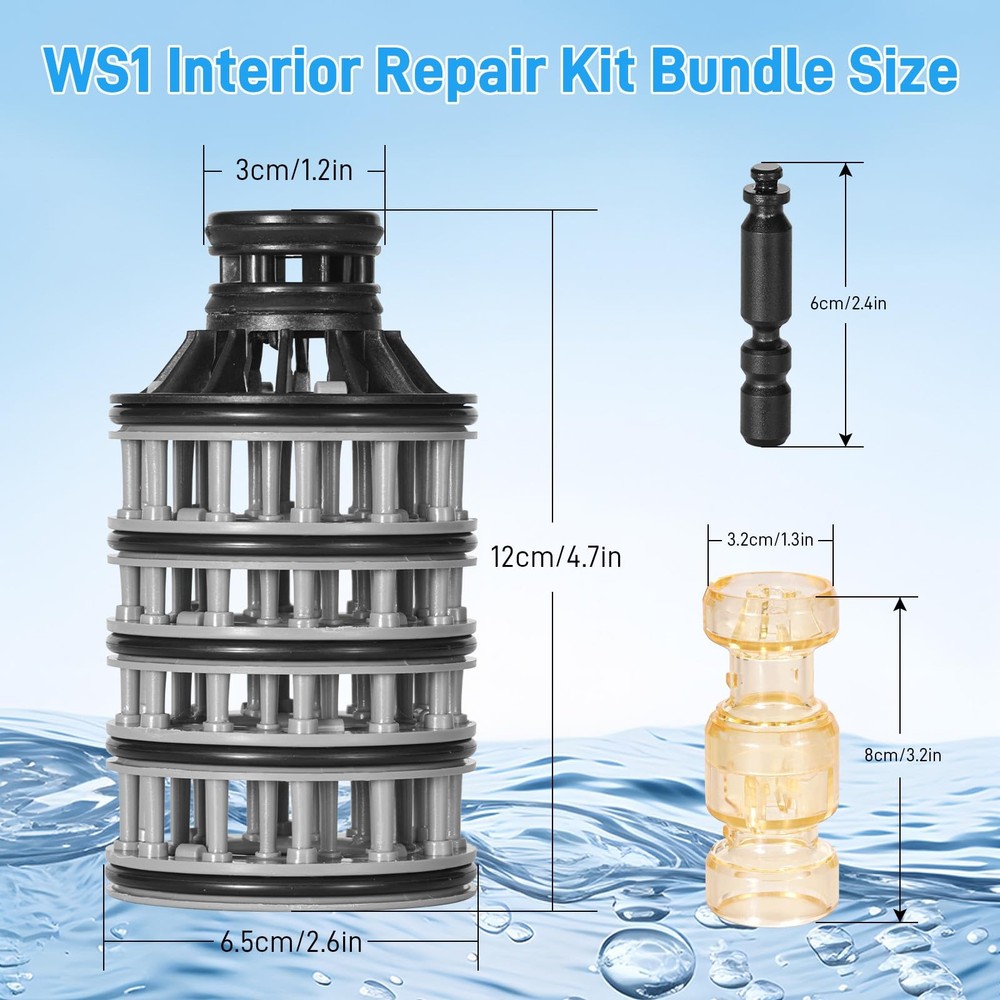 WS1 Water Softener Maintenance and Repair Kit, WS1 Softener Rebuild Kit WS1 S
