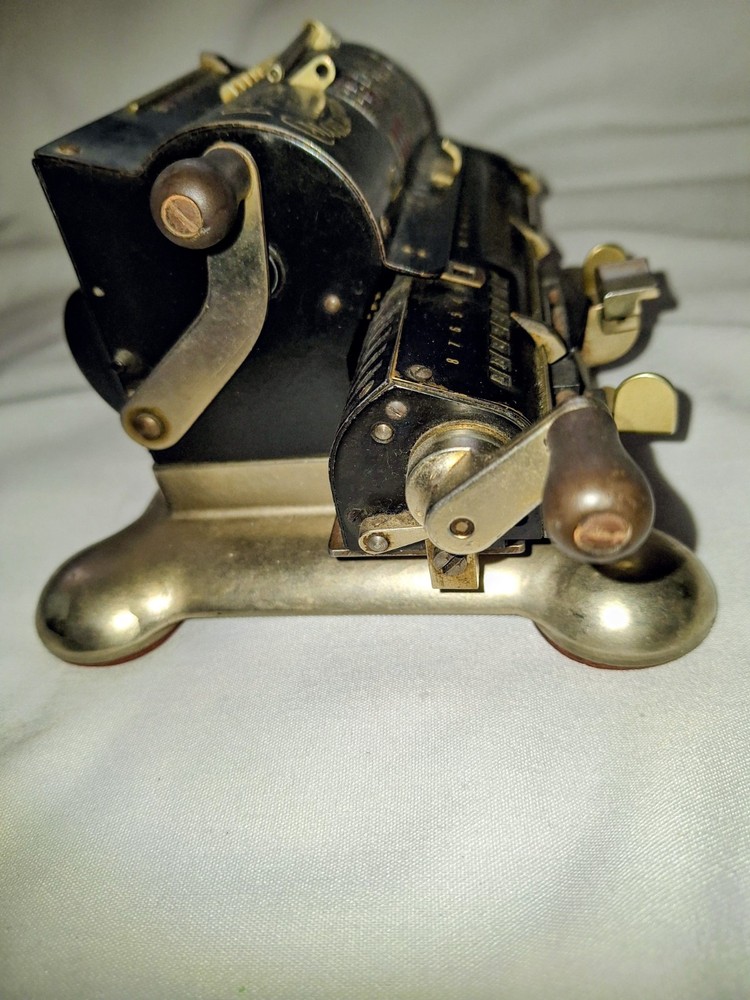 Vintage The Rapid Computer Co Adding Machine, 1800s