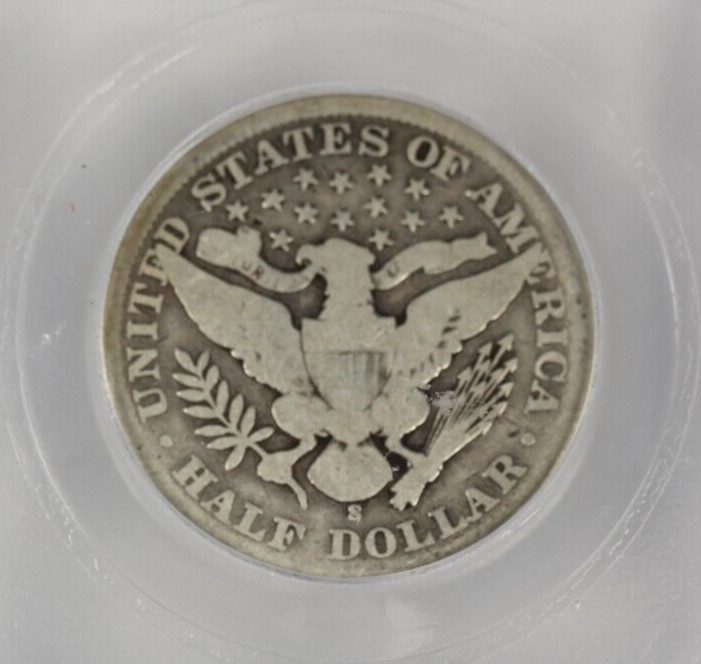 1904-S Barber Half Dollar : ICG G4