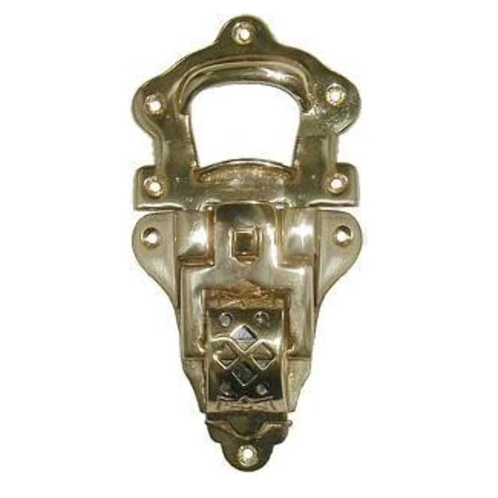 Cast Brass Trunk Draw Bolt - Large