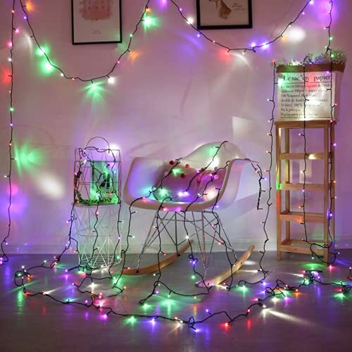 OZS 2PACK 164ft 400LED Extendable Color Changing Christmas String Lights Indoor/