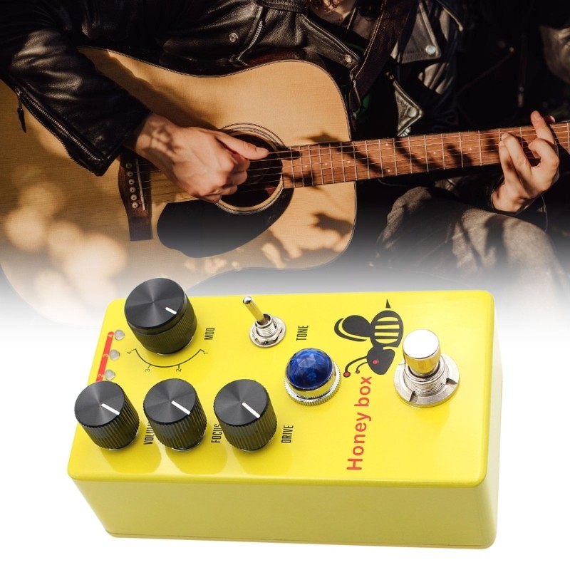 Electric Guitar Effects Processor Distortion Reverbs Functionality Compacts