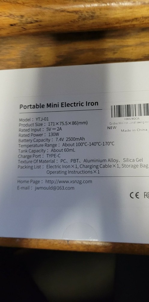 Portable Mini Ironing Machine cordless