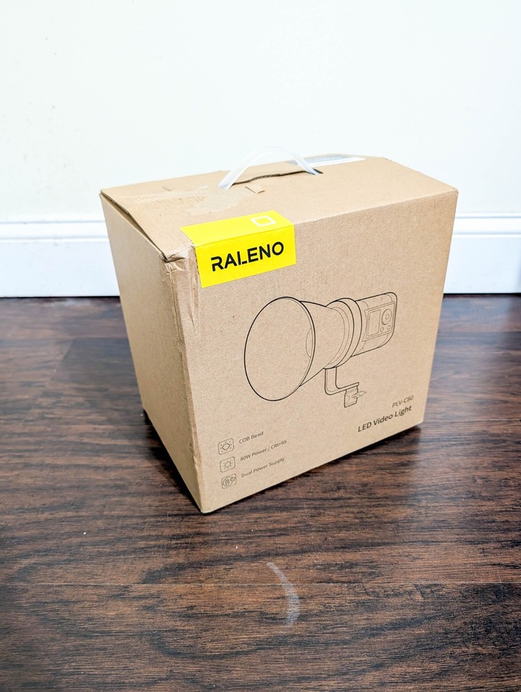 Raleno Led Video Light - PLV-C80 - Open Box - Working - Missing Power Cable