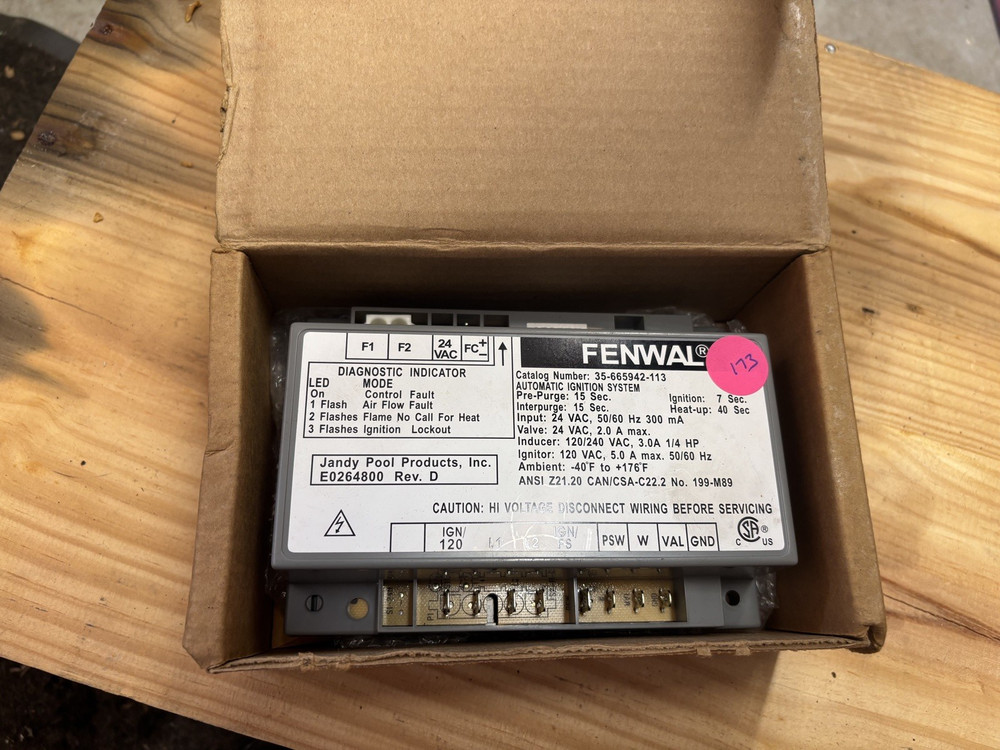 35-665942-113 FENWALL IGNITION CONTROL LXi