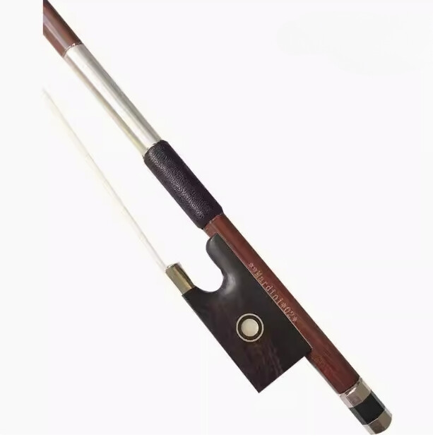 Basimu violin bow BN-02 octagonal round bow stem ebony abalone shell tail