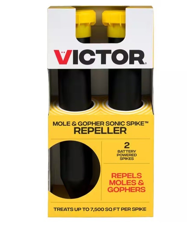 Victor Sonic Spike Mole and Gopher Repeller (M9012) (2-Pack)