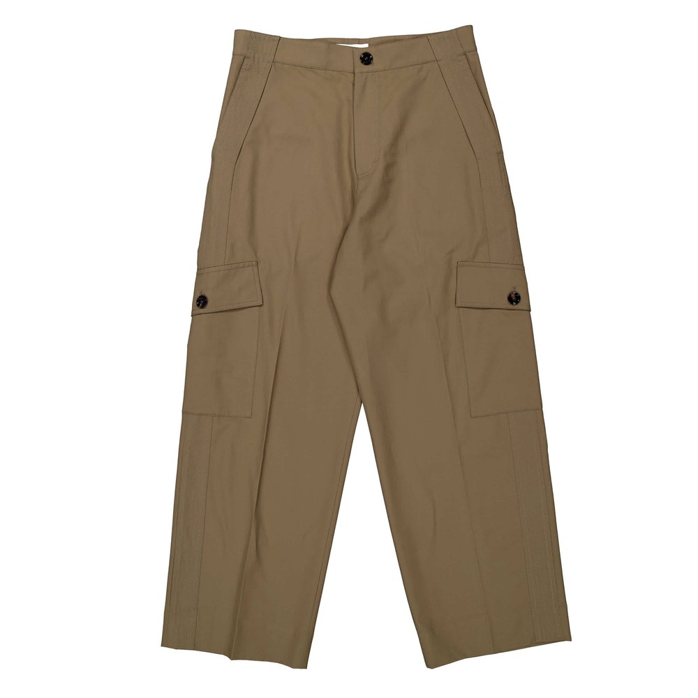 Ferragamo Cotton Canvas Cargo Pants