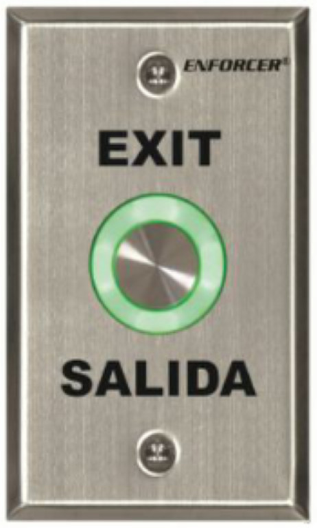 Seco-larm Enforcer SD-6276-SS1Q Piezoelectric Request to Exit Push Button Timer