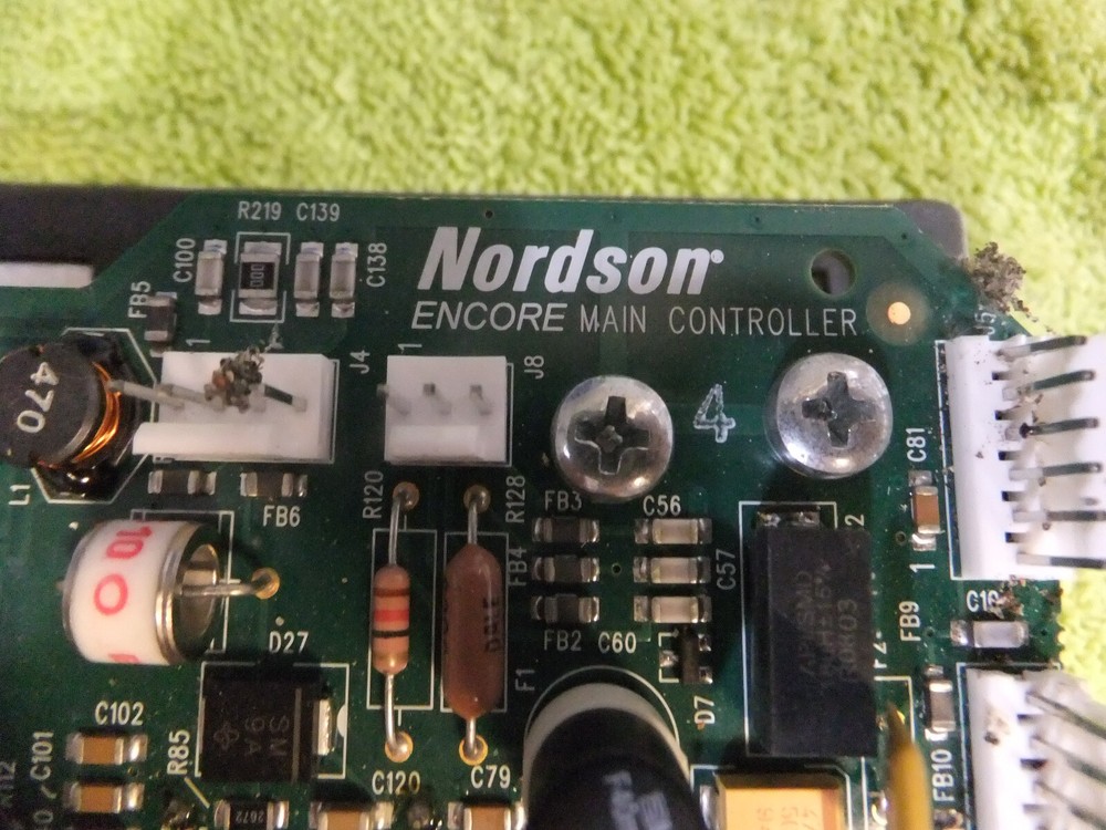 Nordson Encore main gun controller front panel