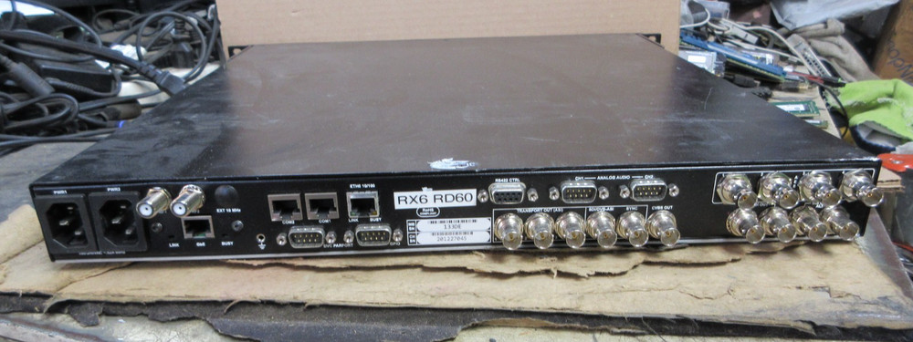 ADTEC DIGITAL RD-60 RD60-08-DMOD-PRM 1080P RECEIVER DECODER Multi-CODEC