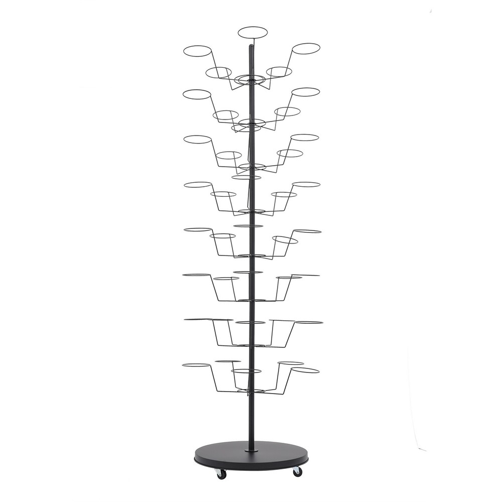 Hat Rack, Freestanding Hat Display Stand, 8-tier Hat Holders