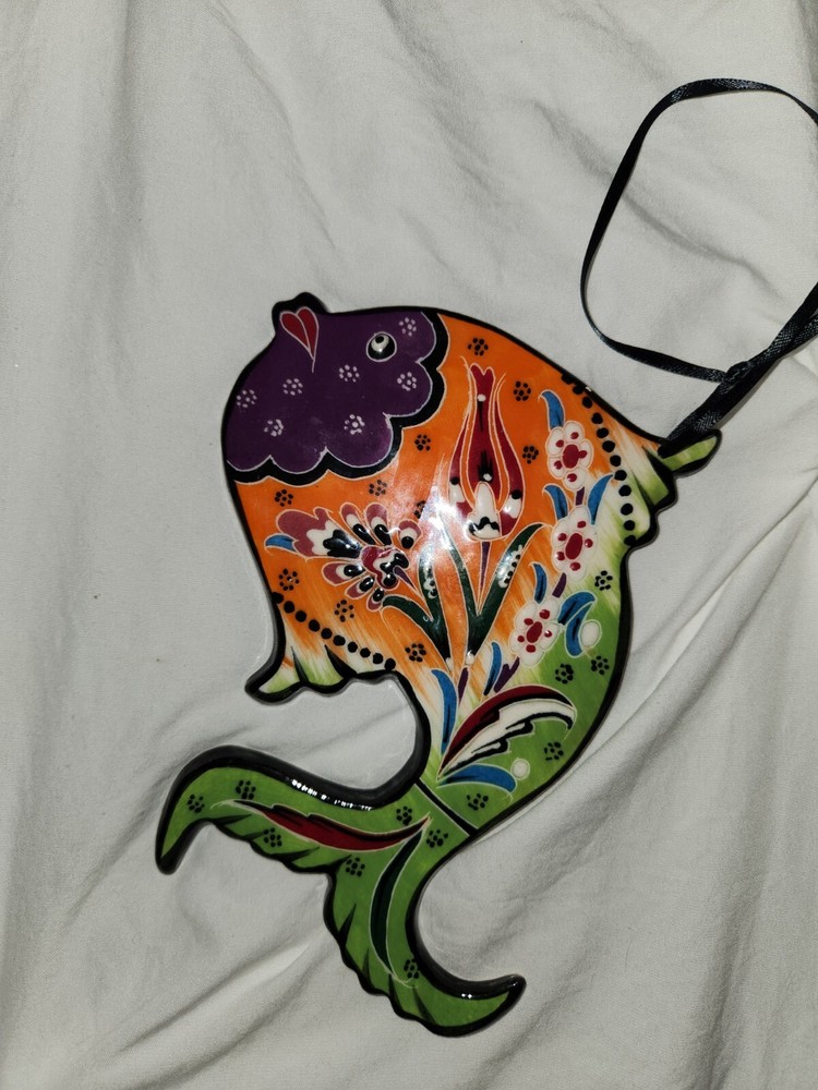 Kutahya Cini Fish Wall Hanging
