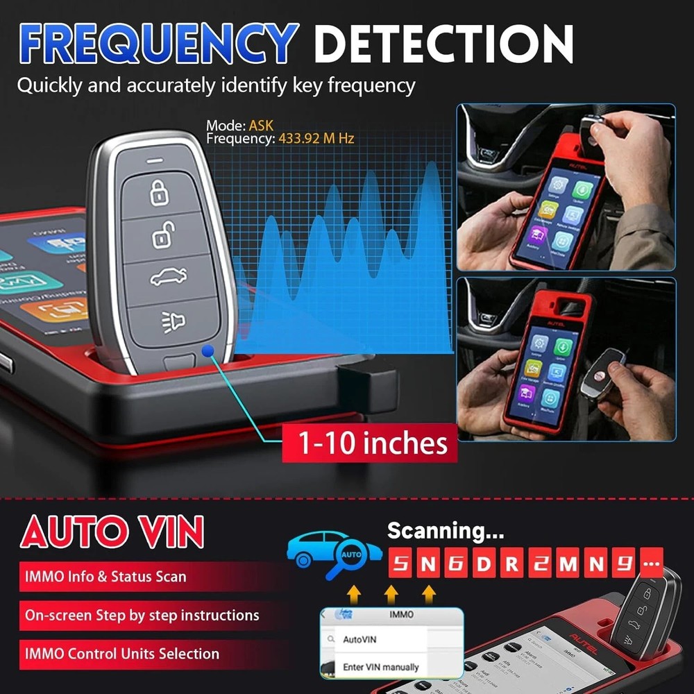 2026 Autel MaxiIM KM100 KM100X Key Fob Programming Tool Programmer Immobilizer