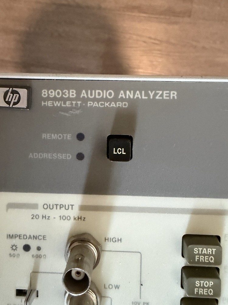 HP 8903B Audio Analyzer - Powers On but Untested