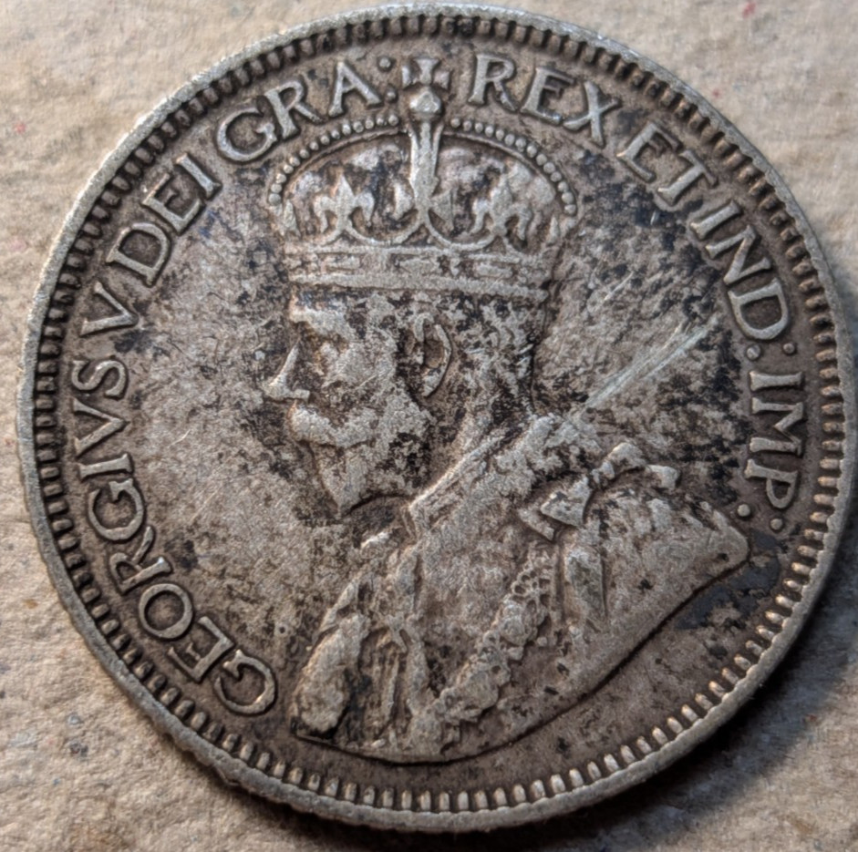 Canada 10 cents 1932 silver