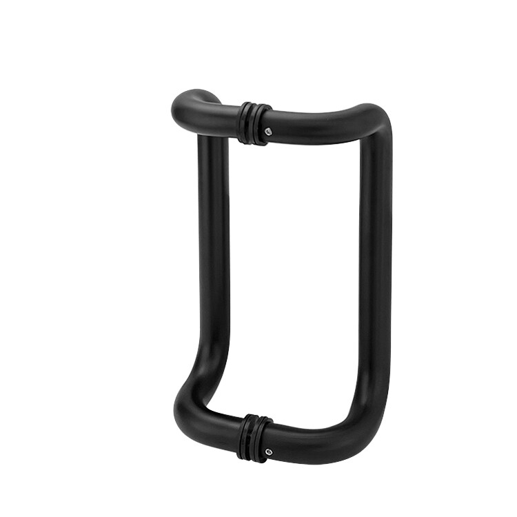 CEL 12" Solid Aluminum Straight Back to Back Pull Handles for Entry Door